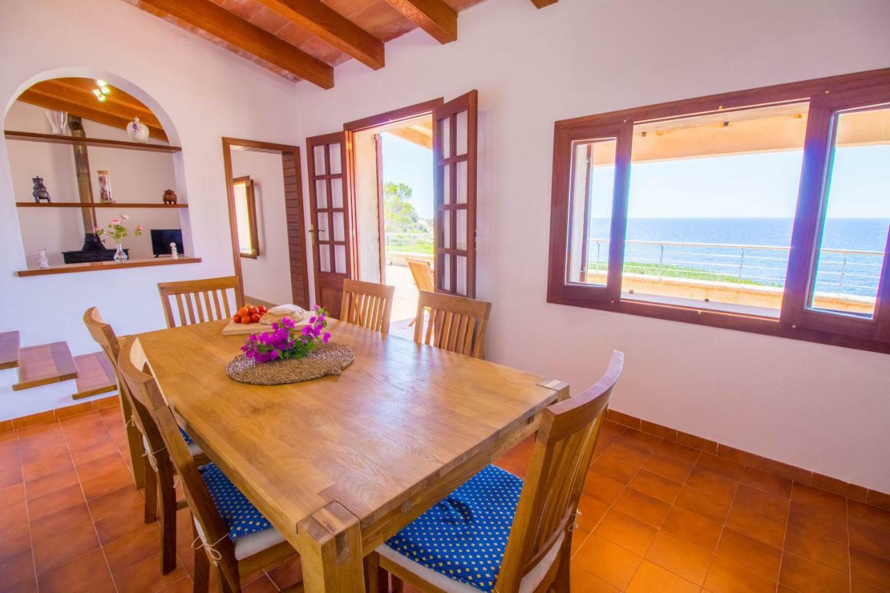 Beautiful Private Villa On The Sea Santanyi Bagian luar foto